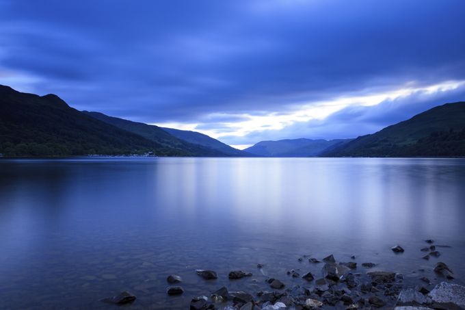 Loch Lochy, a great place for a scenic canoe trip in Scotland.