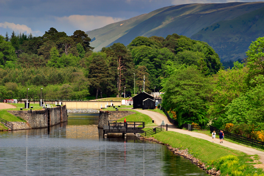The Caledonian Canal and the whole Great Glen area are great fro canoeing. Photo: iStock