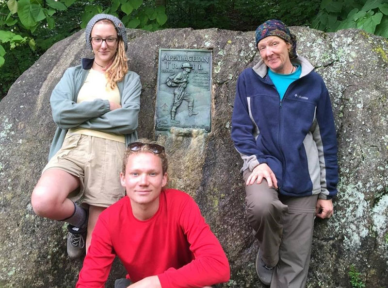 Elly Jorg-Weyde Hiking Mum Daughter Appalachian Trail