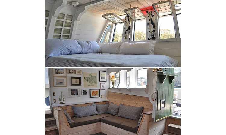 House Canal Narrow Boat Interior PopSugar