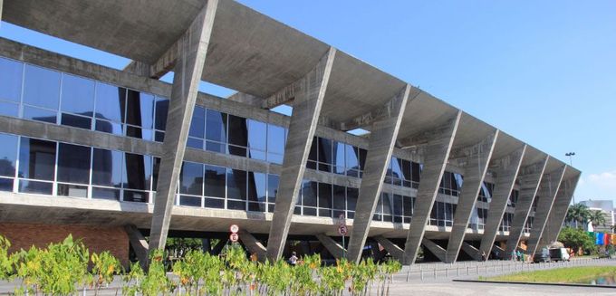 Rio 2016 Marathon Course Olympics Running Route Museum Of Modern Art Rio de Janeiro Brazil Landmark