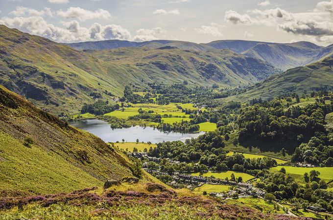 Ullswater in the Lake District is a beautiful place to go for family camping.