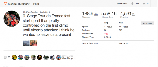 top speed in tour de france