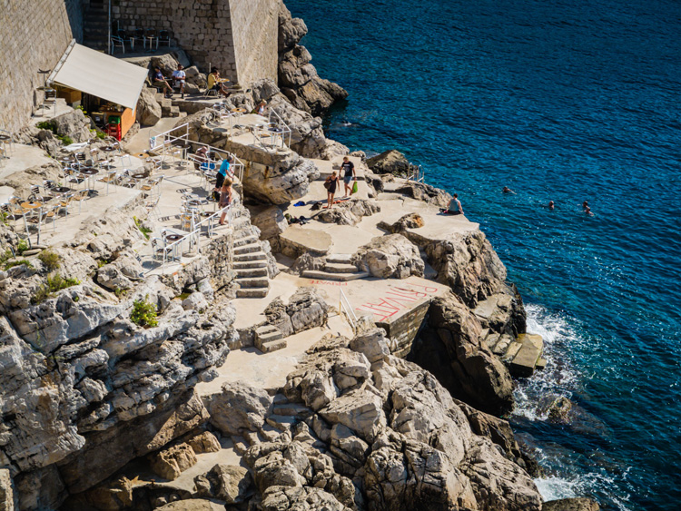 Buza Bar Dubrovnik Sunset: Photo - http://www.suitcaseandheels.com