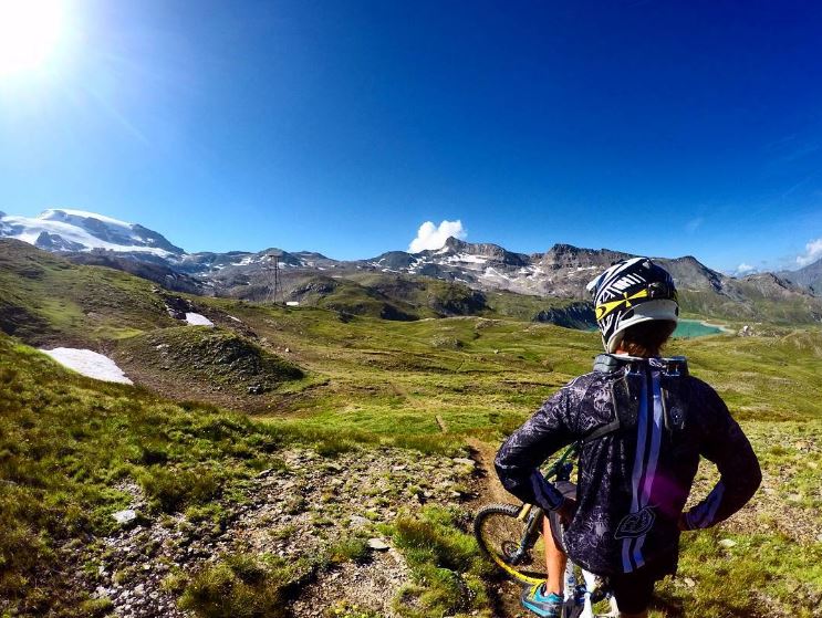 cervino matterhorn breuil-cervino mountain biking glacier maxiavalanche 6