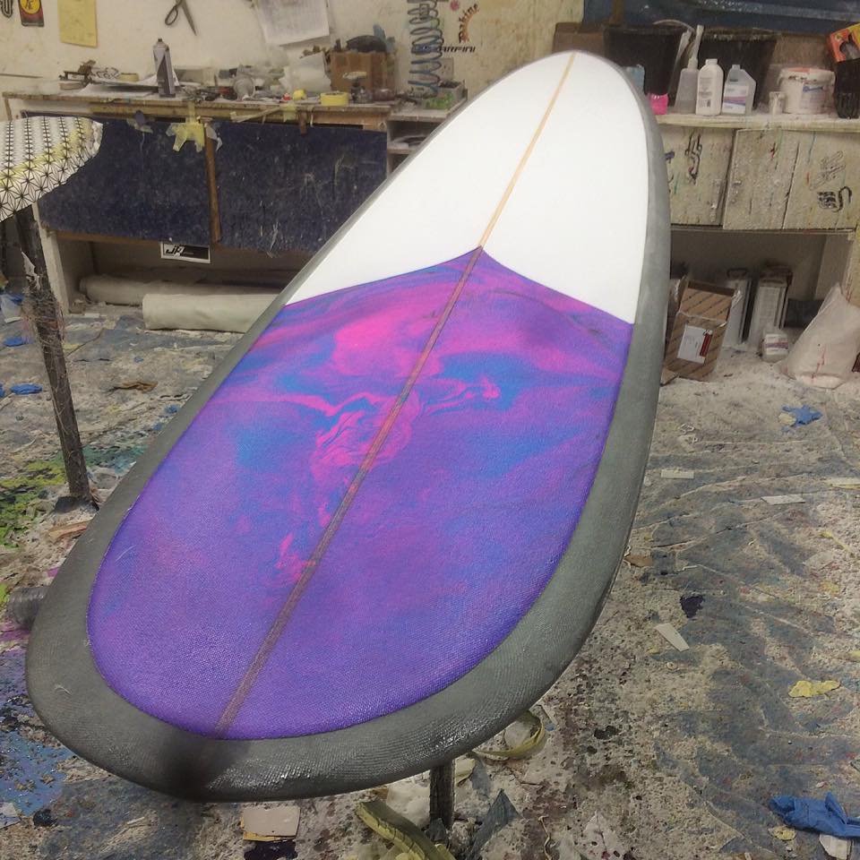 Custom Surfboards UK: JP Surfboards traditional log