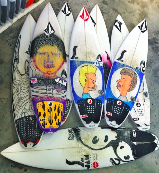 Buying a Second-Hand Surfboard: gony-zubizarretas-semente-second-hand-surfboards