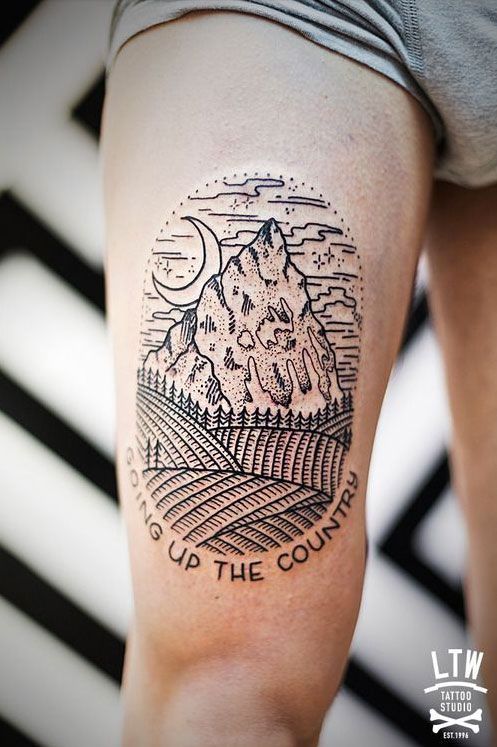 21 Minimalistic Tattoos For Anyone Who Loves Adventu