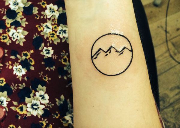 minimalist travel tattoos for guys