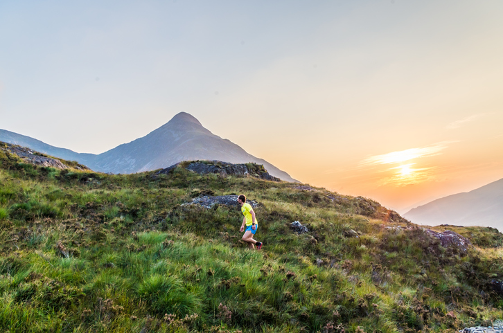 Trail Running Events | 5 of the Best in the UK, Man running up hill