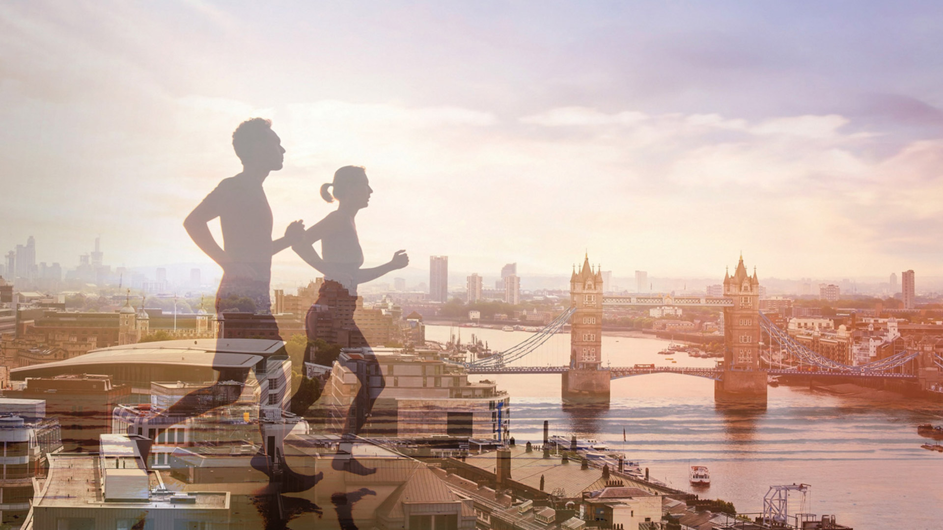 Trail Running Races Rear London | 5 of the Best, Runners silhouetted over London