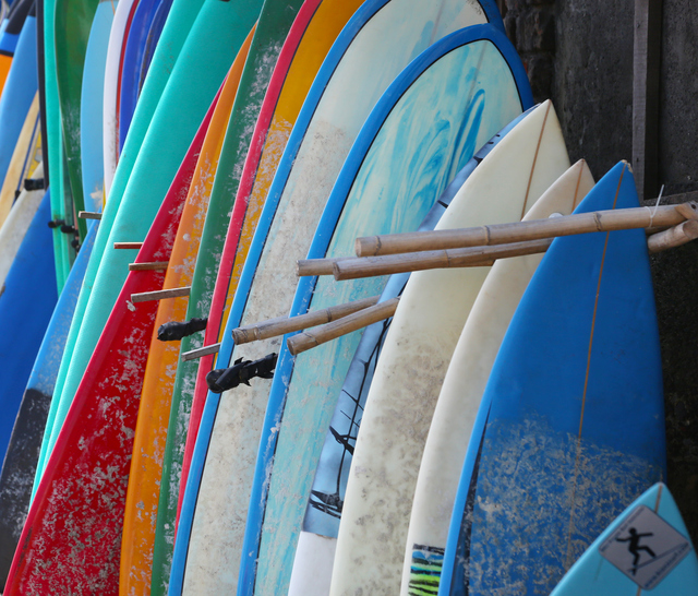 Surfboards background