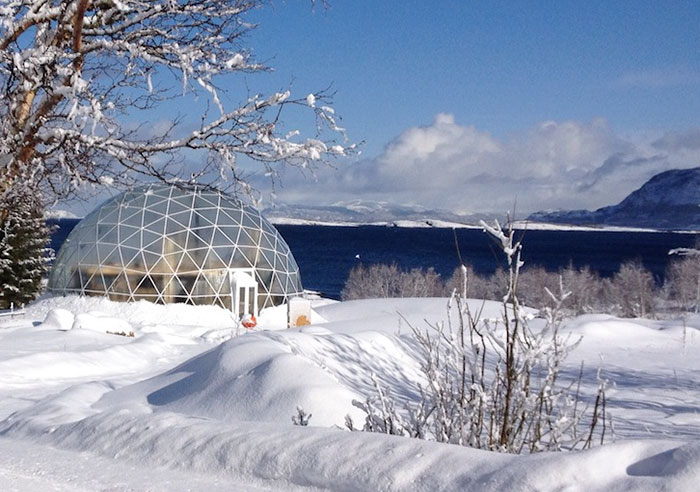 Inside a family's geodesic dome home in the Arctic Circle - Curbed