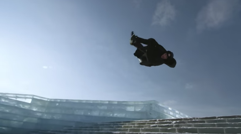 Jason Paul On Ice Freerunning Parkour Red Bull