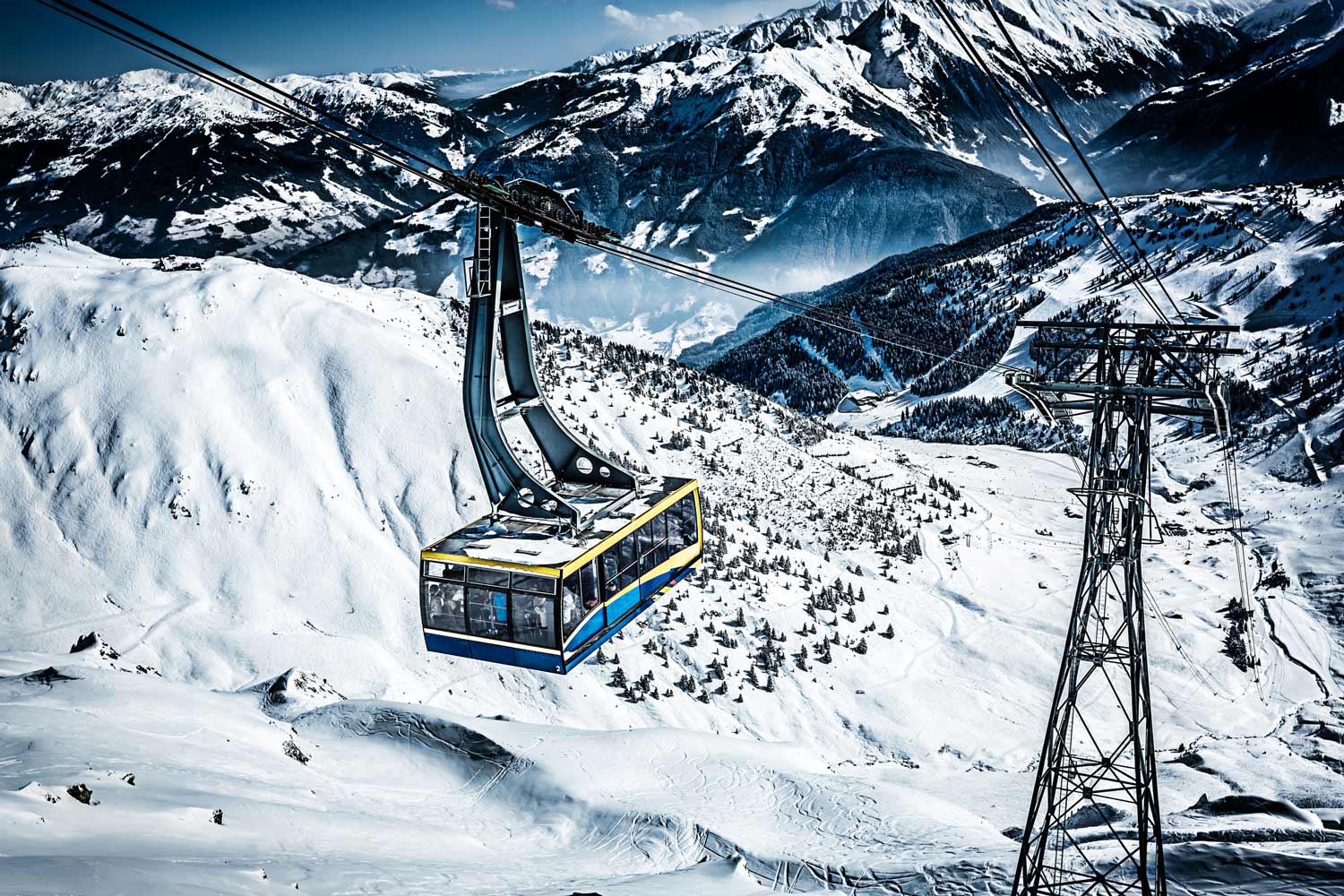 The Ahornbahn is one of the two main gondola's from the village to the slopes - Photo: Getty