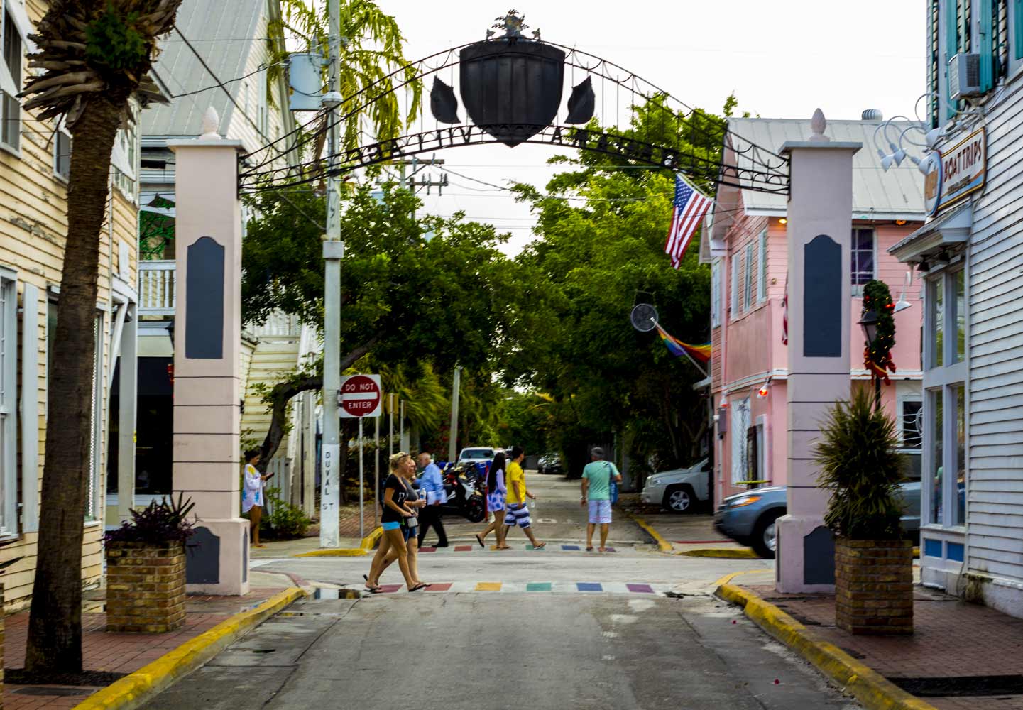 The Rainbow Cross in Key West is a sign of the liberal ideals of the town, not to mention an idea borrowed from the same symbol inBrighton, UK - Photo: James Renhard