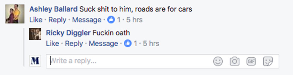Facebook-Comments-Cycling-Car-Crash-Tennessee