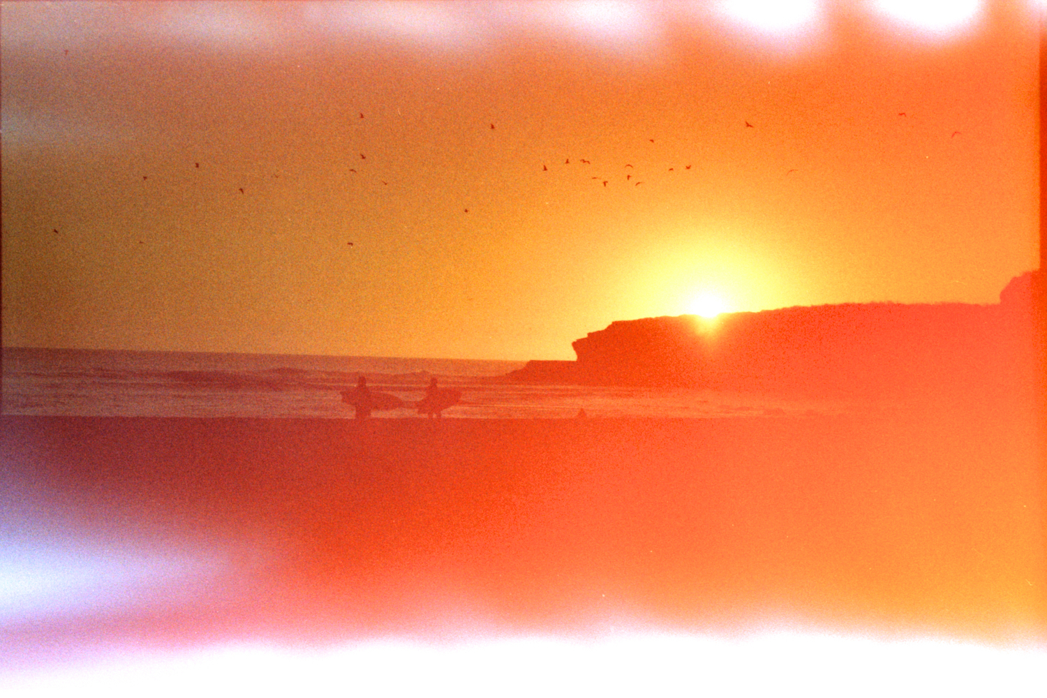 "A weekend day trying to escape the crowds of Santa Cruz…" Shot on Nikon FM2, cross processed 35mm film