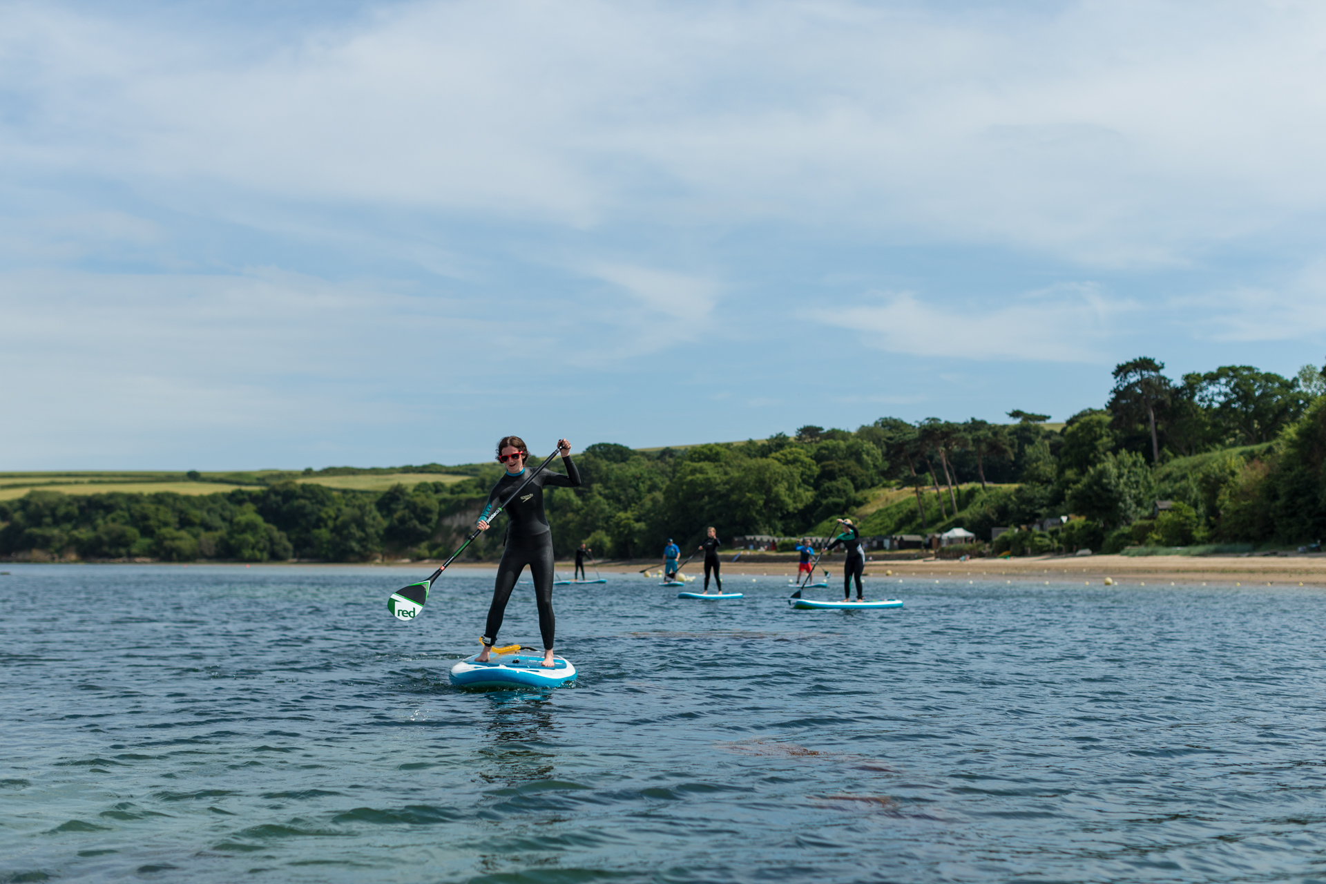 Stand up paddling in the wilds of Dorset Credit: Globalshots