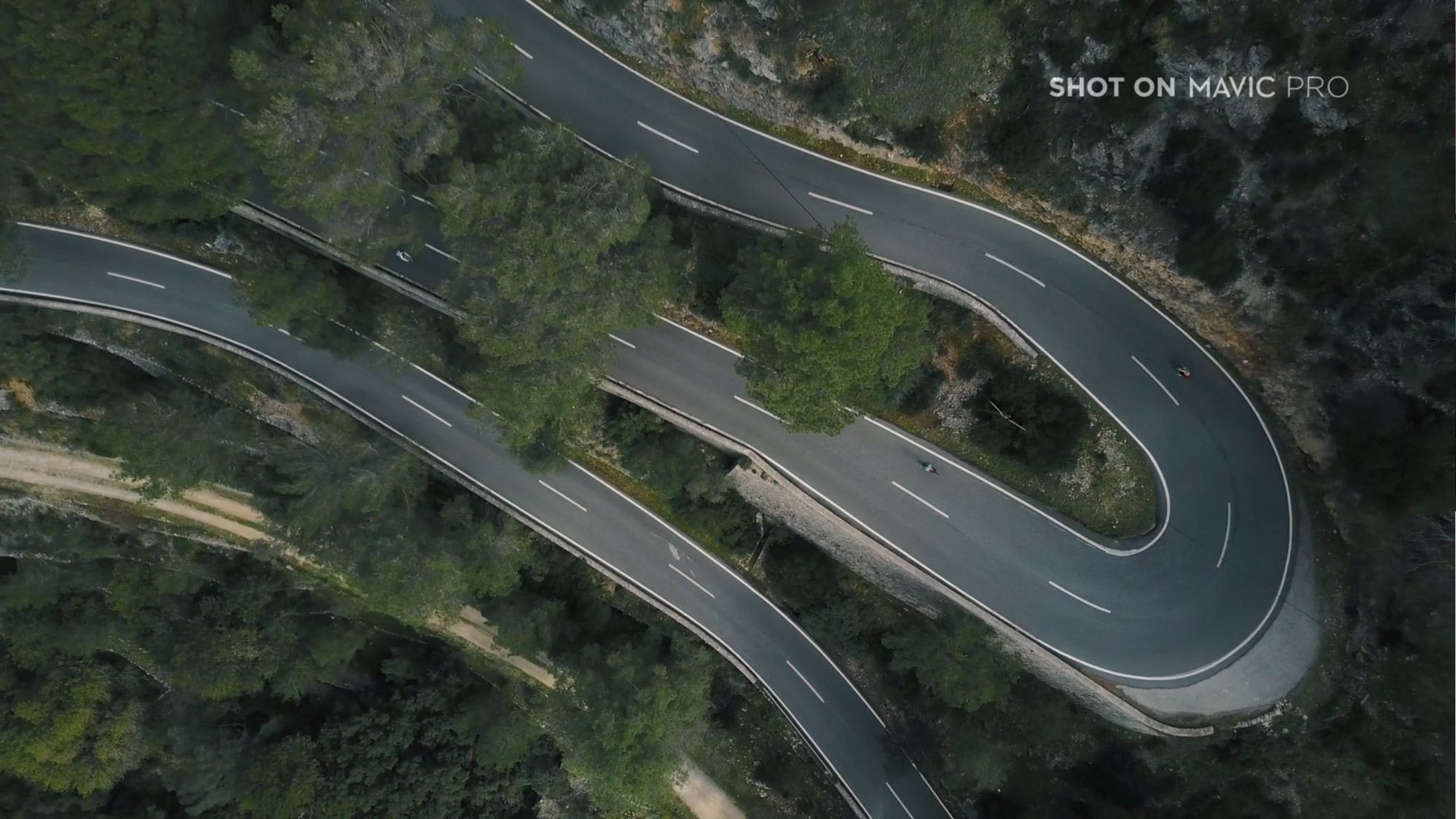 Hairpins provide an ideal opportunity for a bird's eye angle.