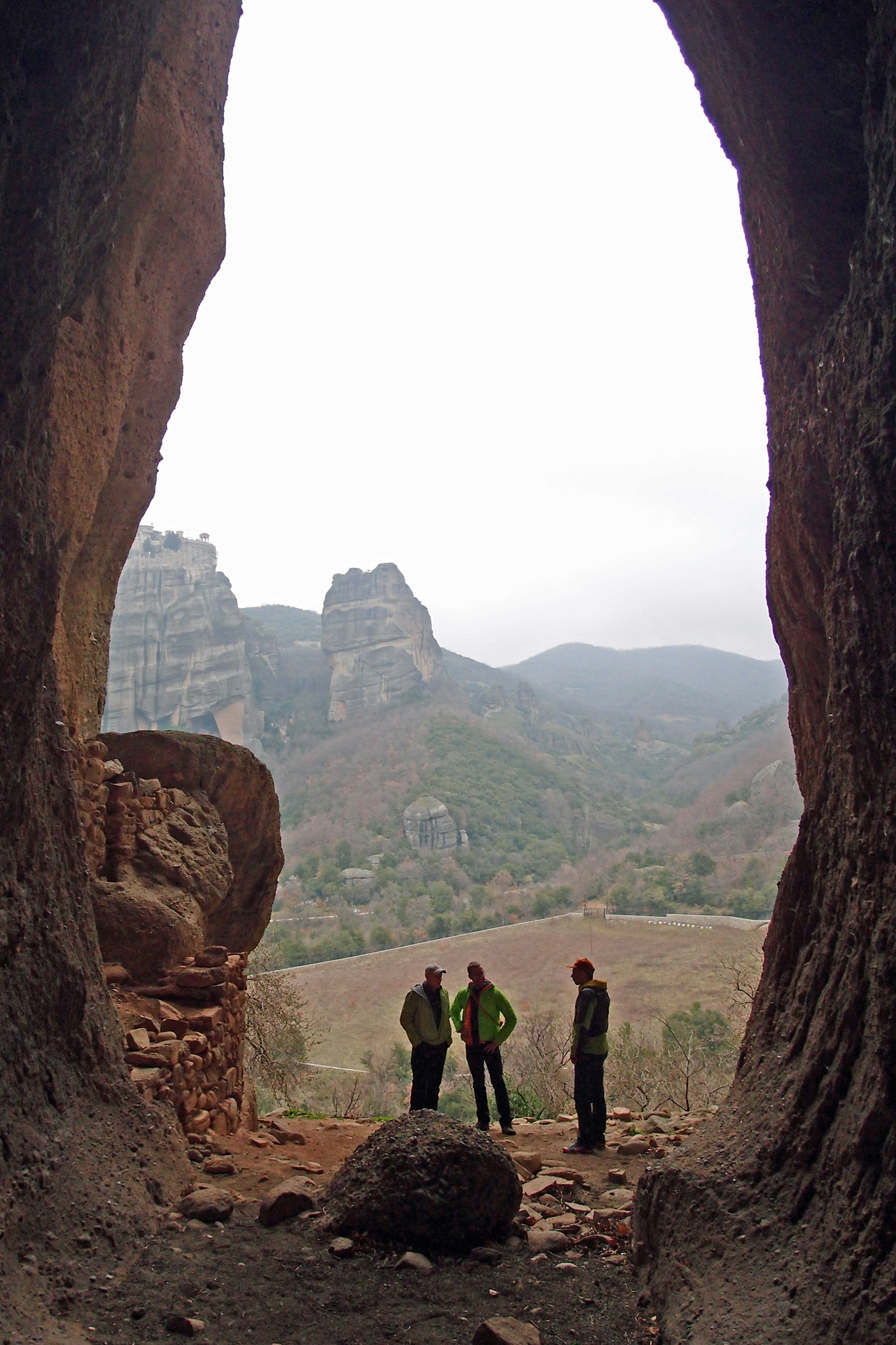 Entrance to the monks