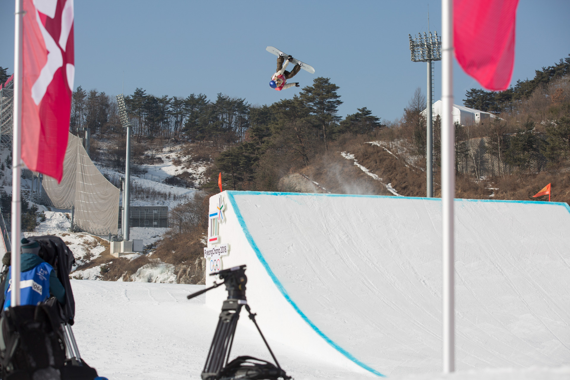 Anna Gasser snowboard Bg Air Olympics 2018 - Photo: Sam Mellish