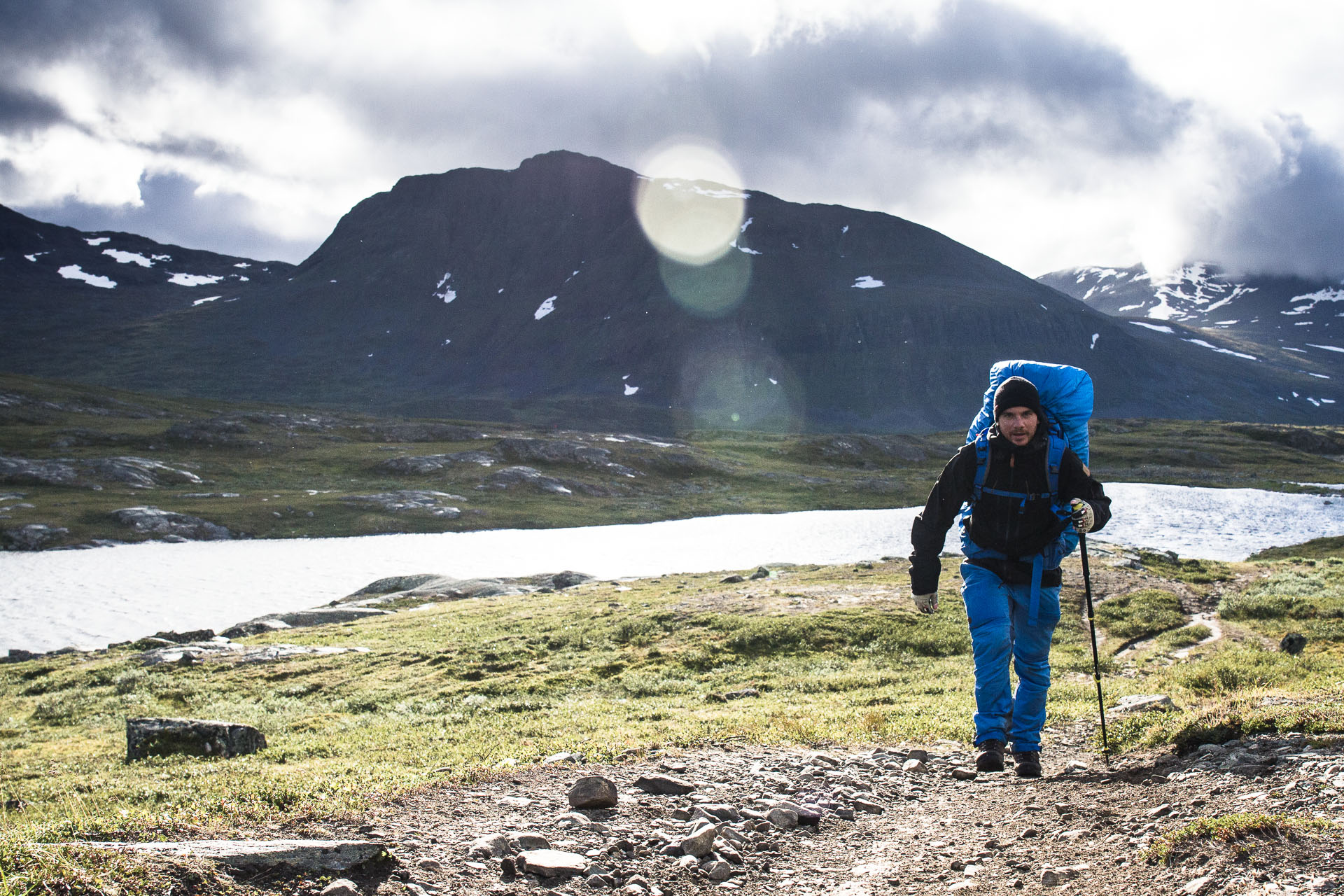 On to pastures new. Hiking in Swedish Lapland last summer - read the full story in this month's issue.