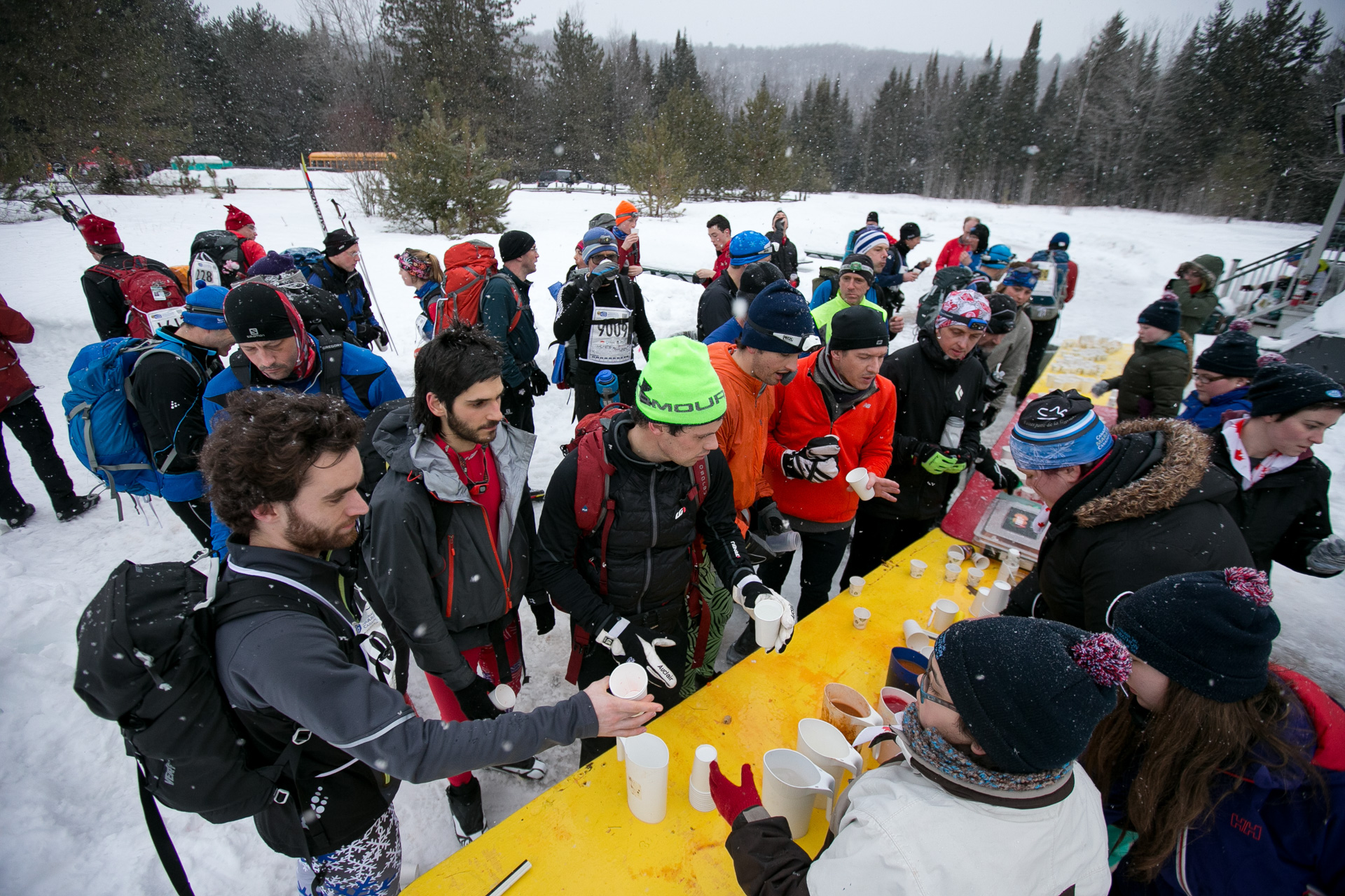 Skiing in Quebec 