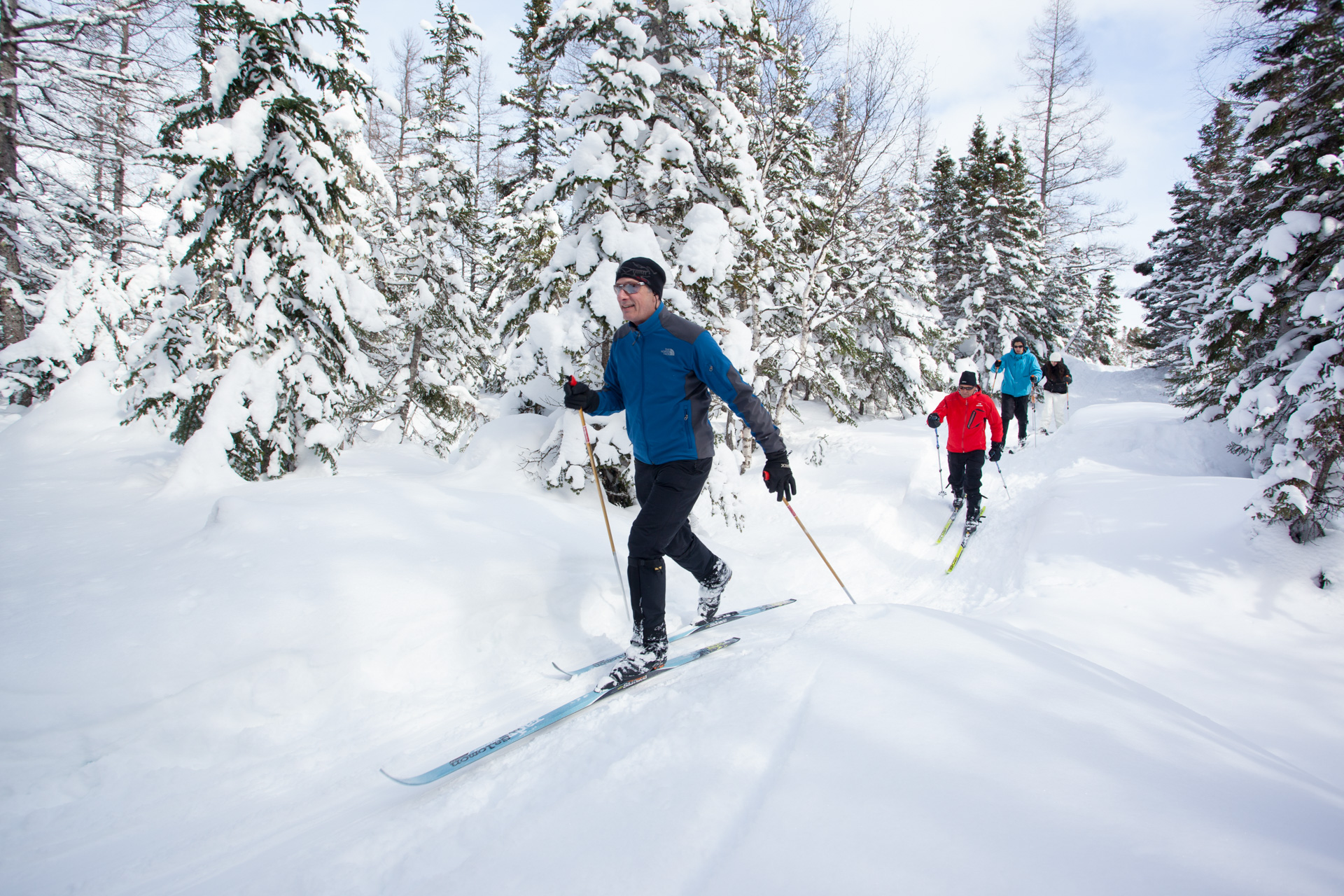 Skiing in Quebec