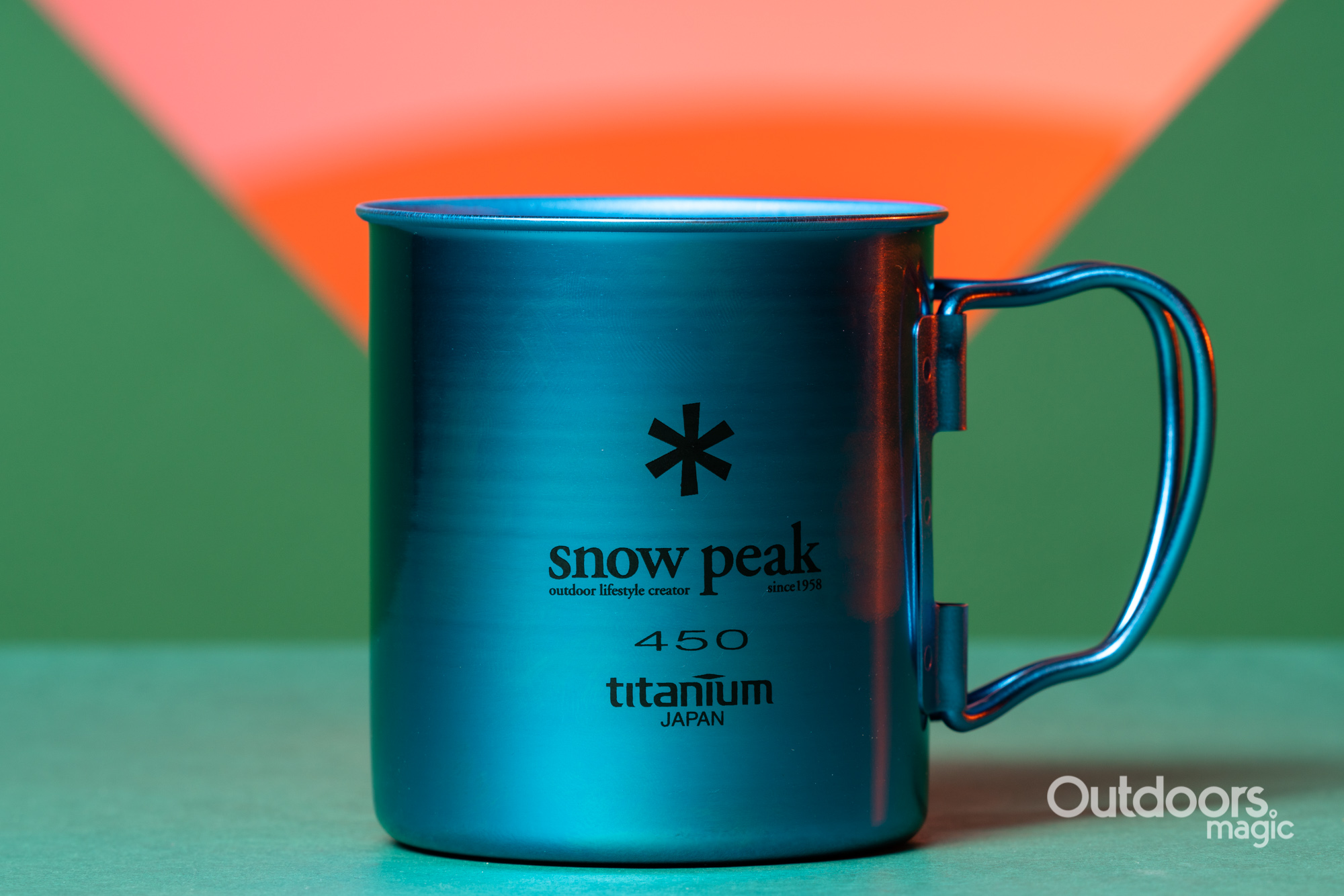 snow peak titanium single wall 450 mug