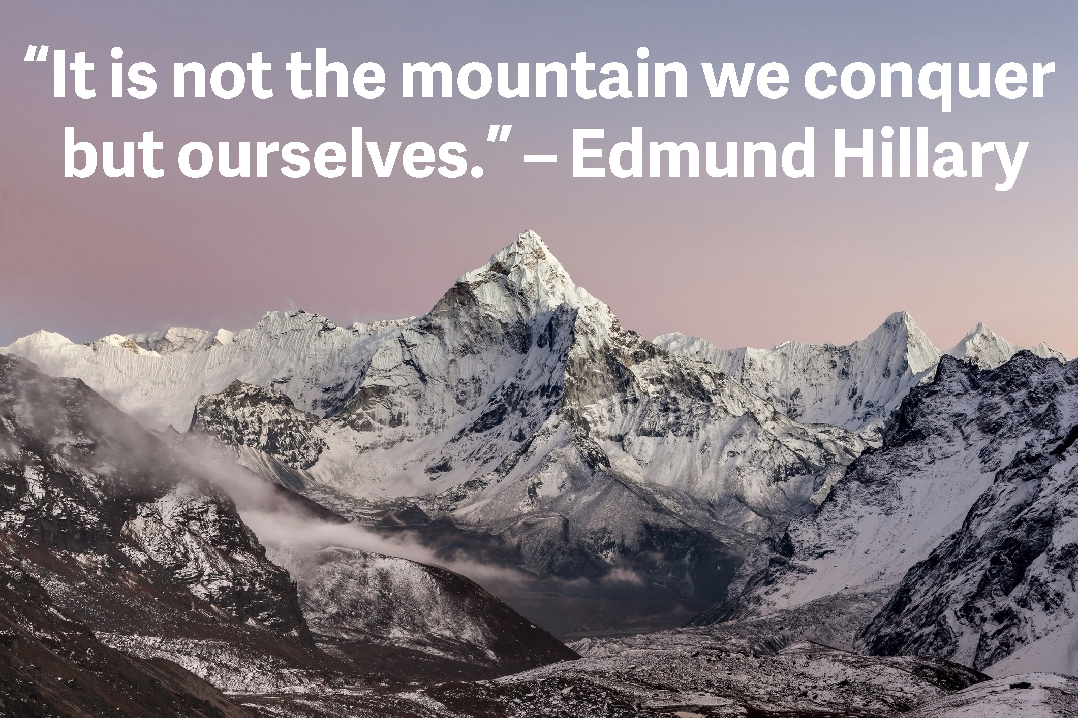 Mountain Quotes Edmund Hillary