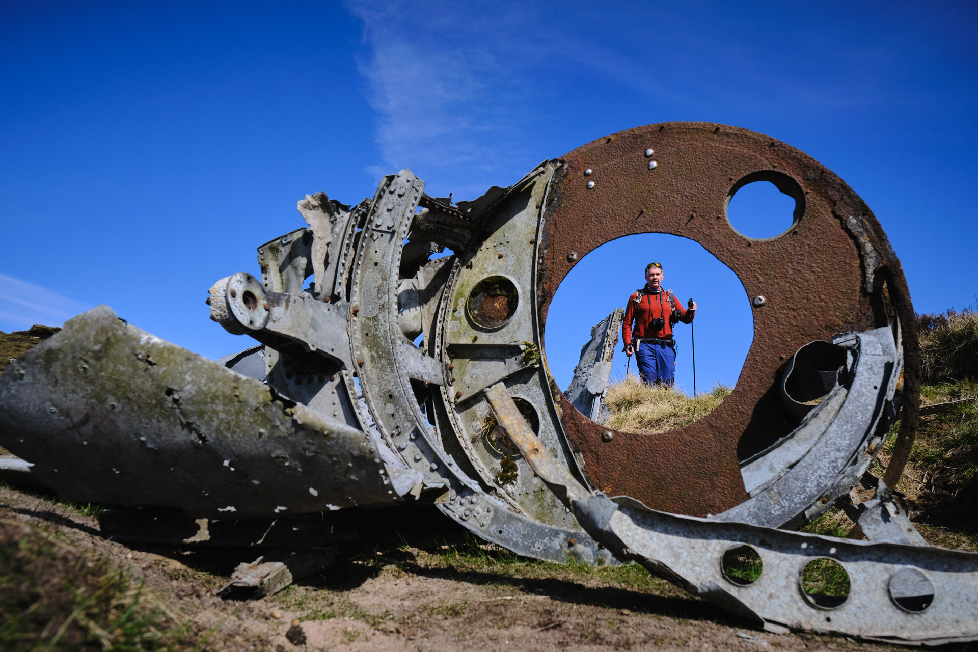 Guided-Walks-Peak-District-Bleaklow-Pennine-Way-B-29-Plane-Crash