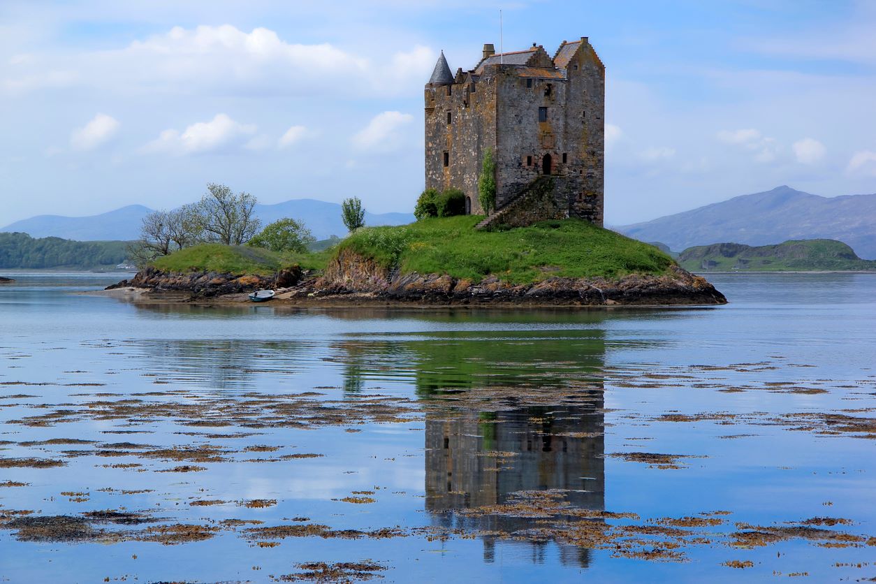 Wild Swimming Locations 10 - Castle Stalker, Argyll & The Isles 