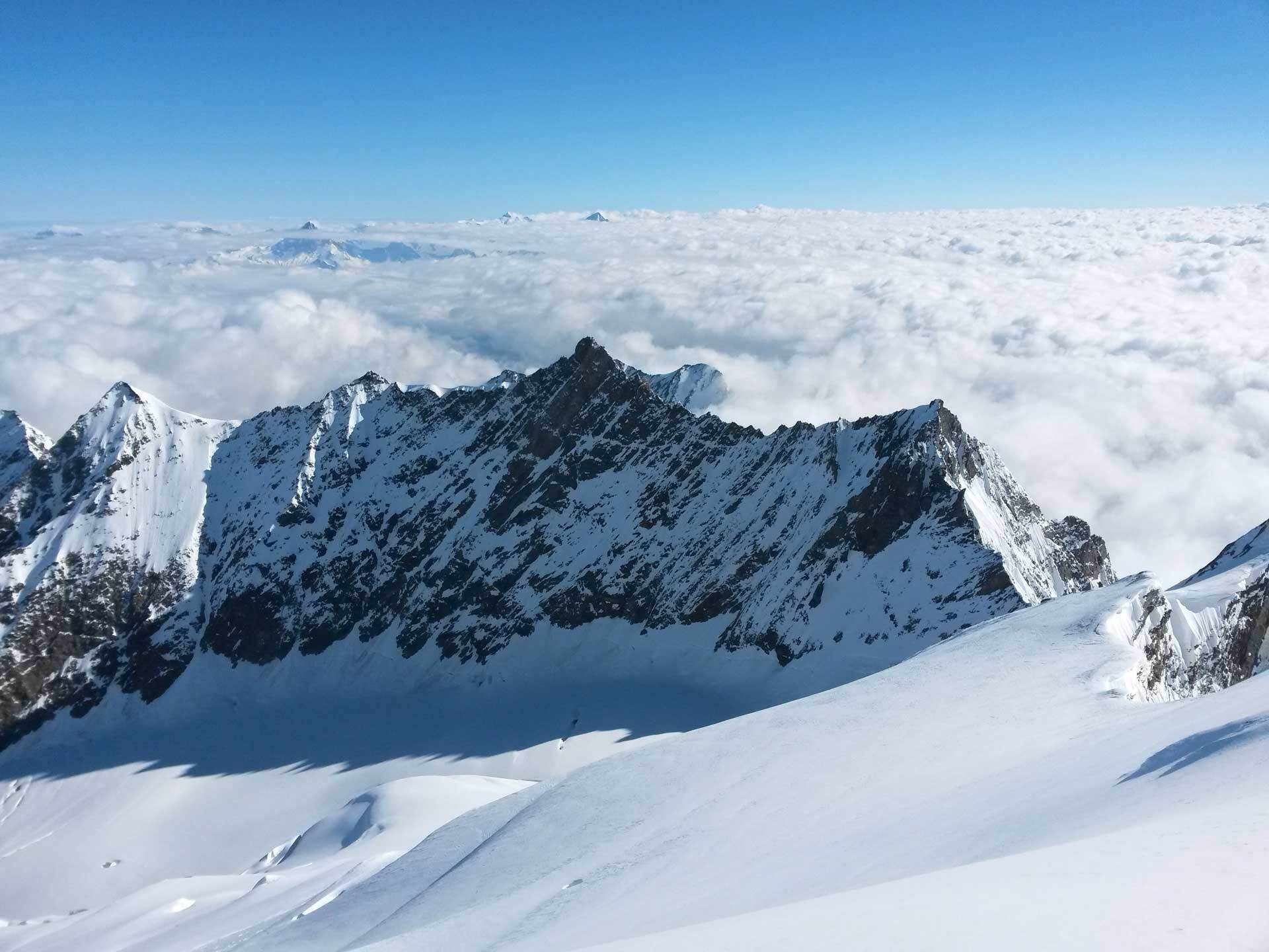 The Dom, second highest mountain in Switzerland