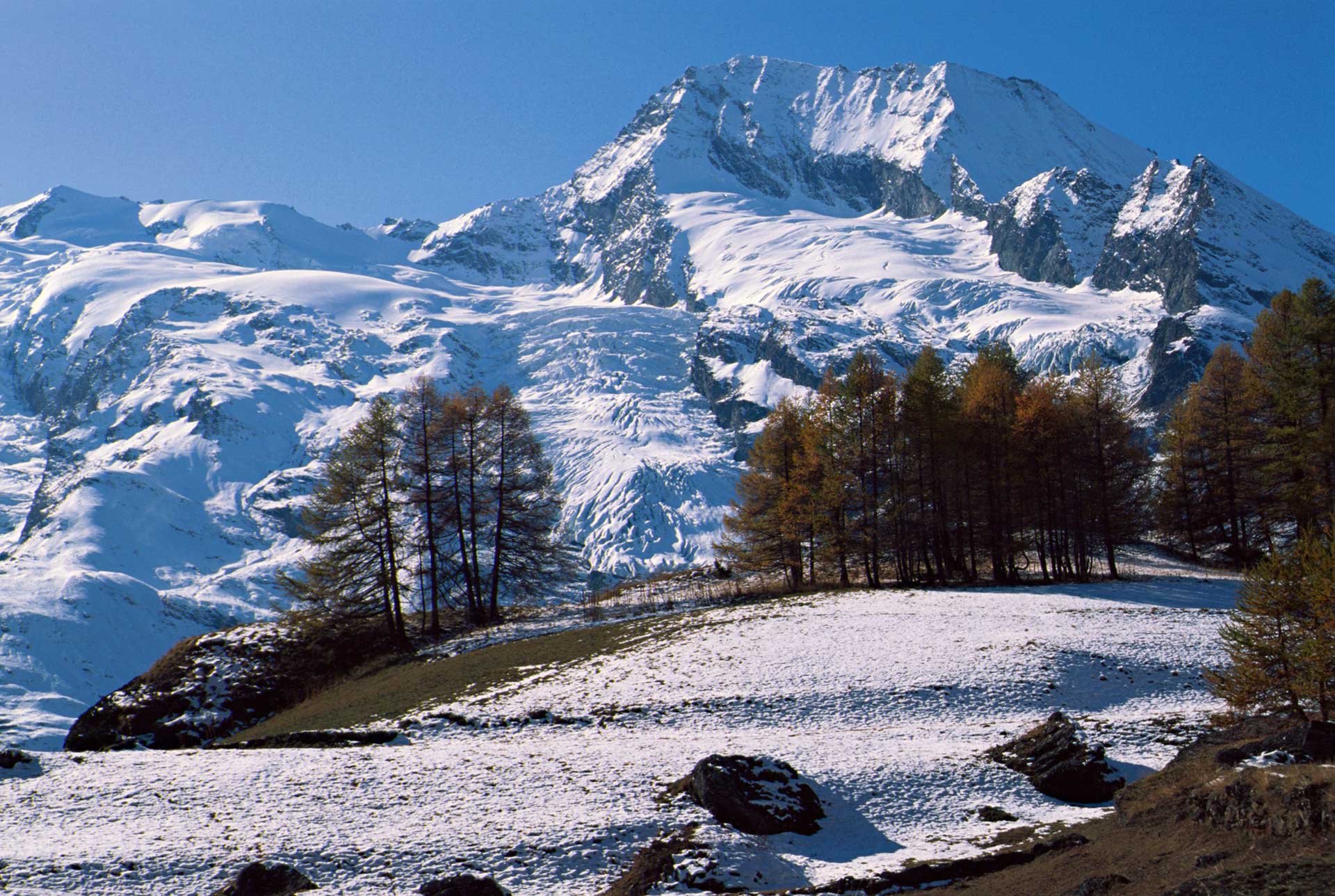 Mont Pourri, one of the highest mountains in France