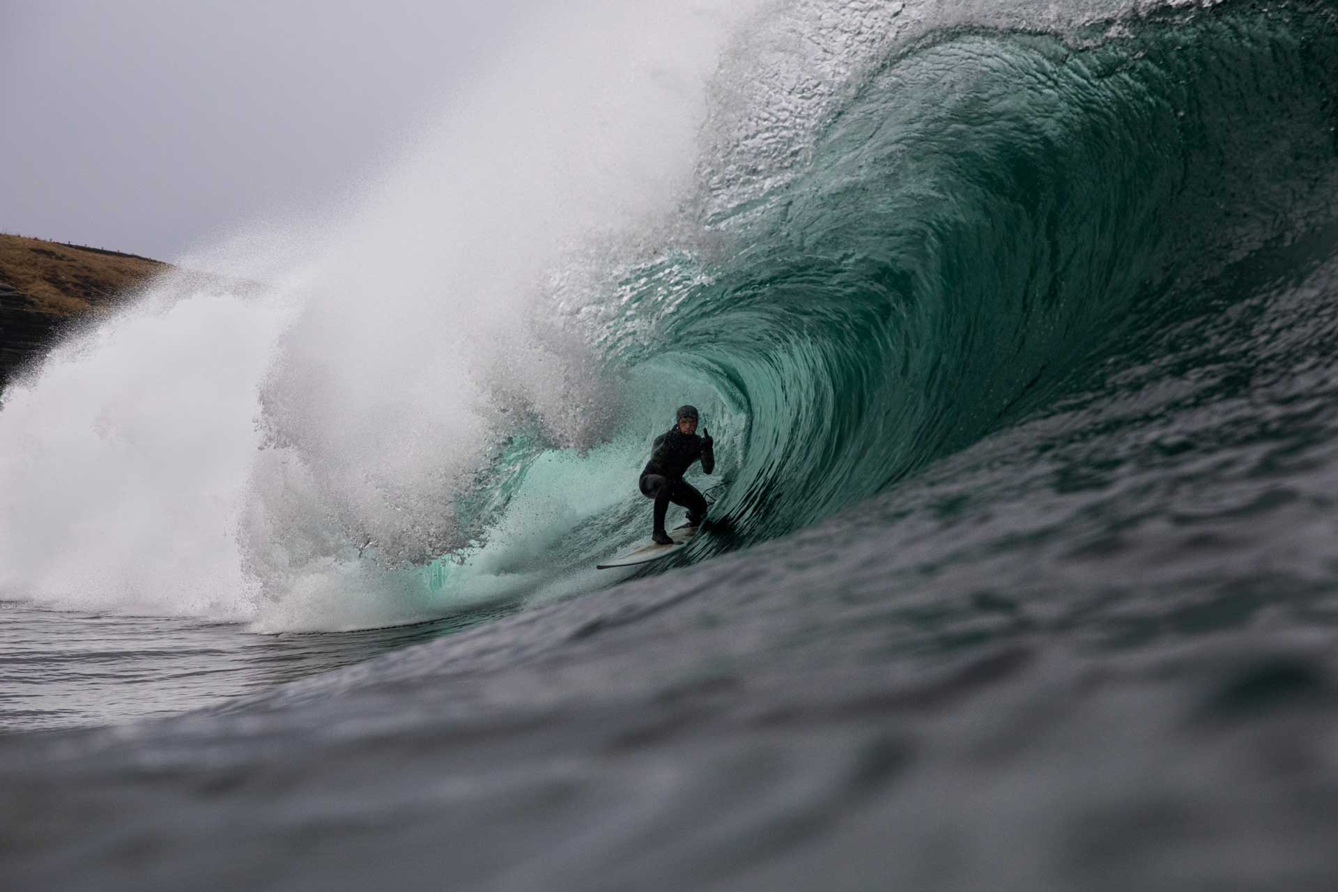 Surfing in Scotland