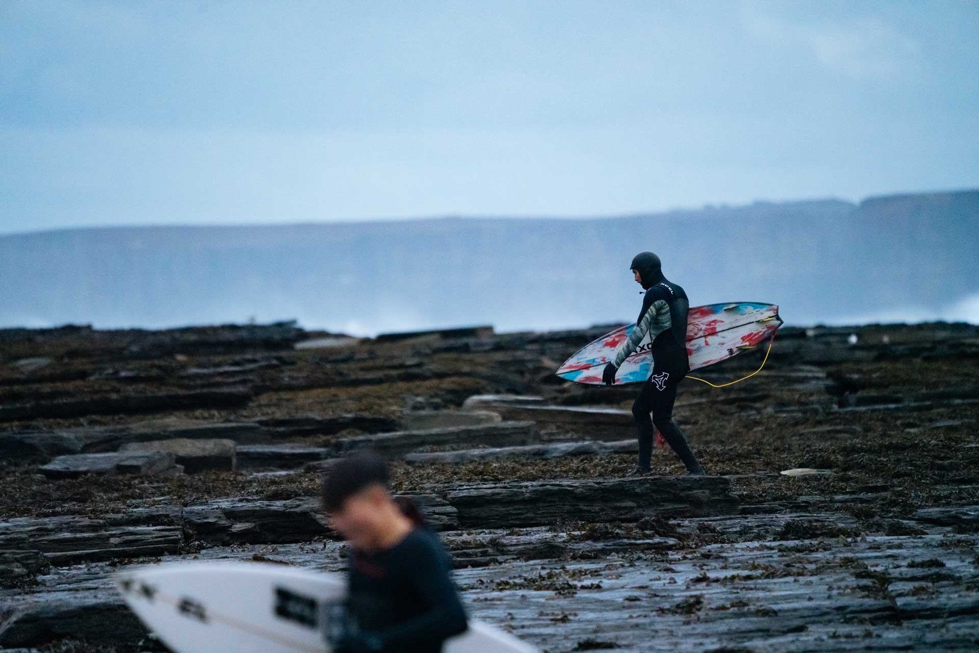 Surfing in Scotland