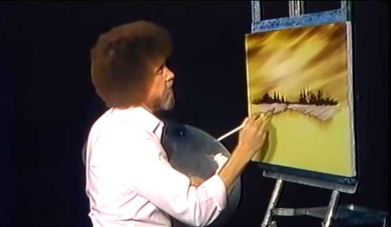 Bob Ross Painting