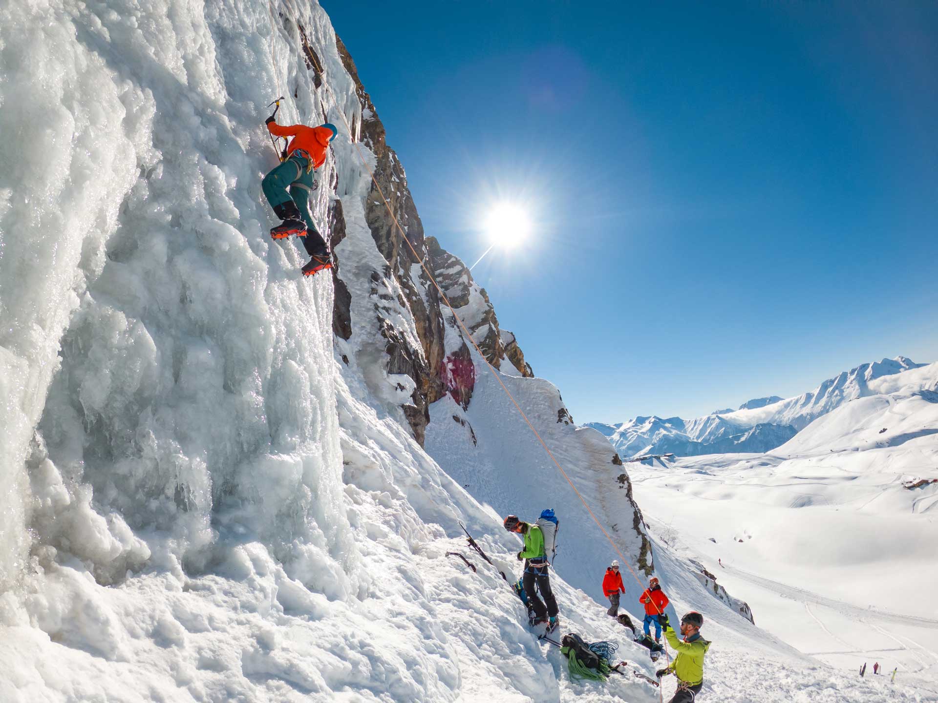 Ice Climbing in France