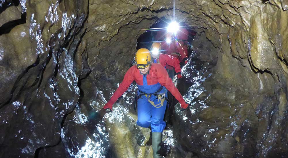 caving trips uk