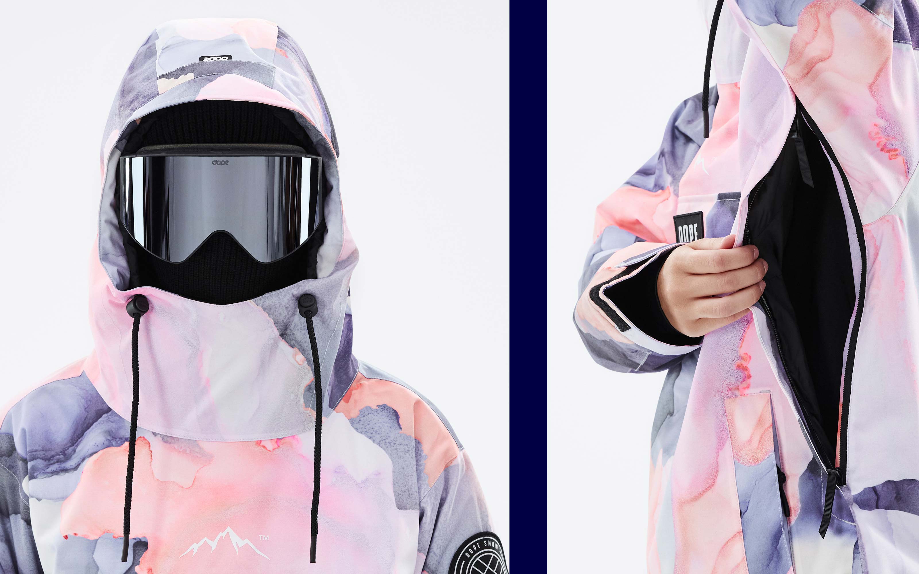 Dope Blizzard W Full Zip Women's Ski Jacket Blot Peach