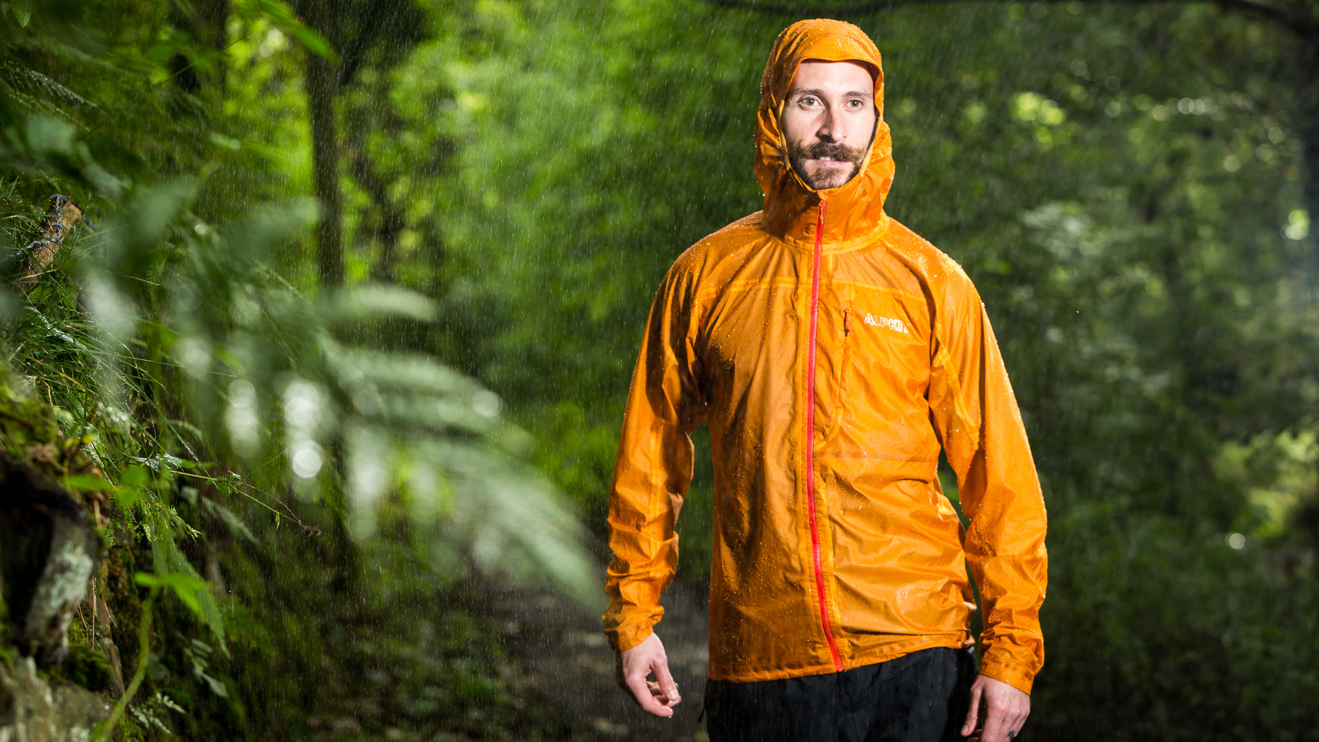 Alpkit Gravitas Jacket in the Peak District rain