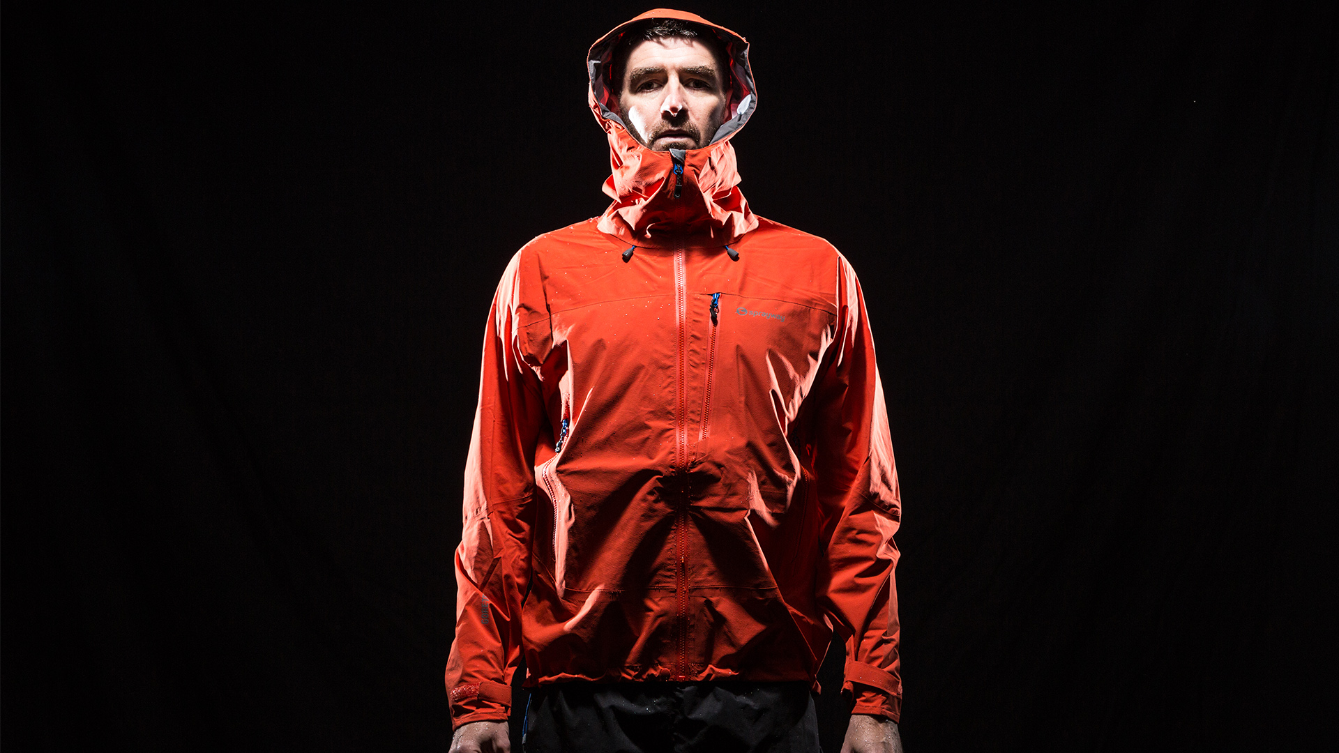 Sprayway Zeus jacket in simulated dry conditions