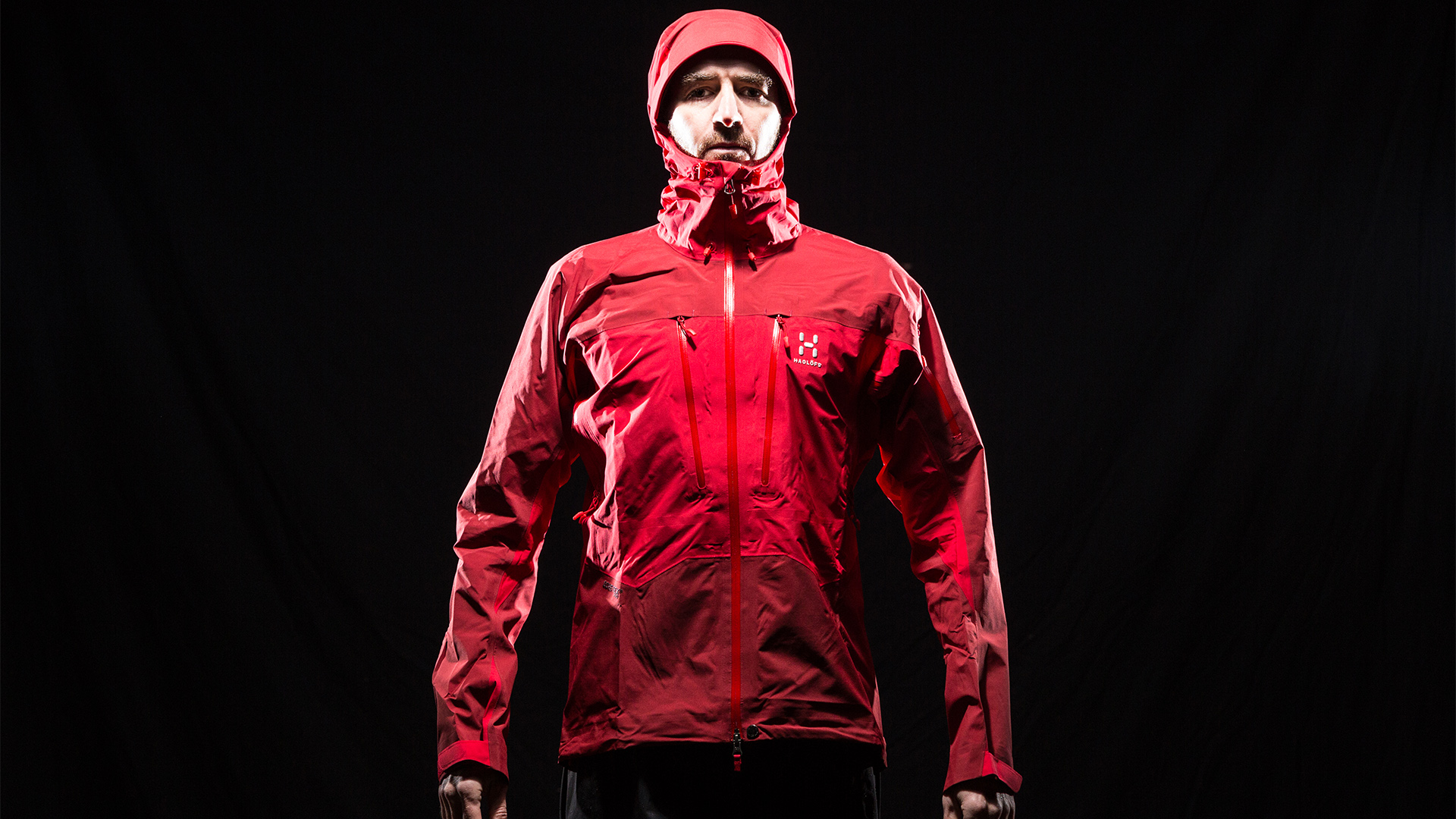 Haglöfs 2017 Spitz jacket in dry conditions