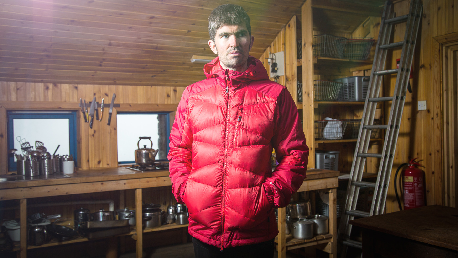 Outdoors Research Diode Hooded Jacket in the CIC Hut, Ben Nevis