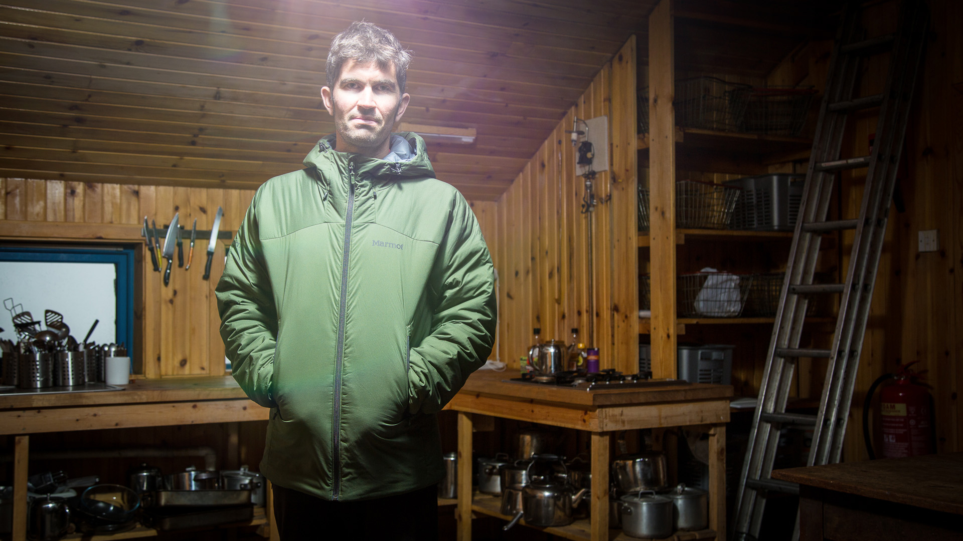 Marmot Astrum Jacket in the CIC Hut, Ben Nevis