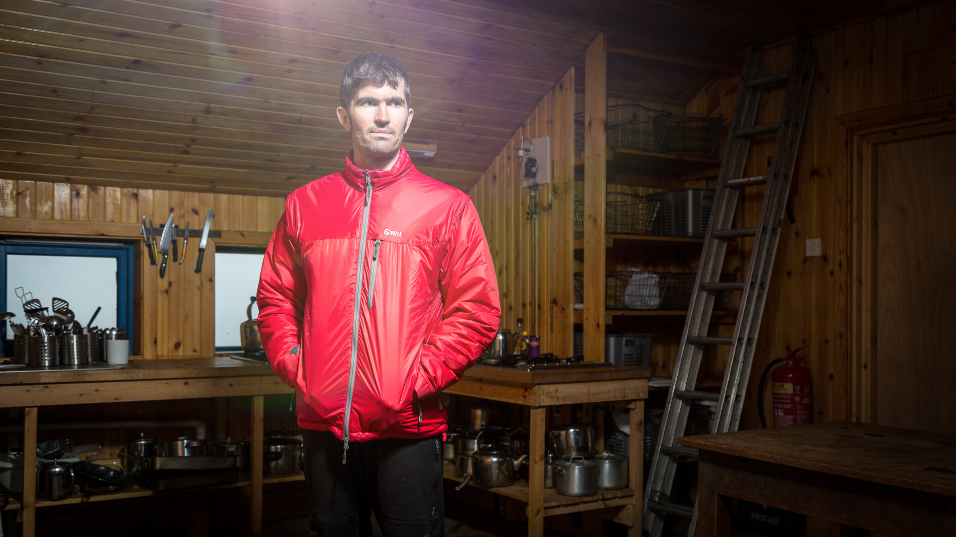 Keela Sherpa Jacket in the CIC Hut, Ben Nevis