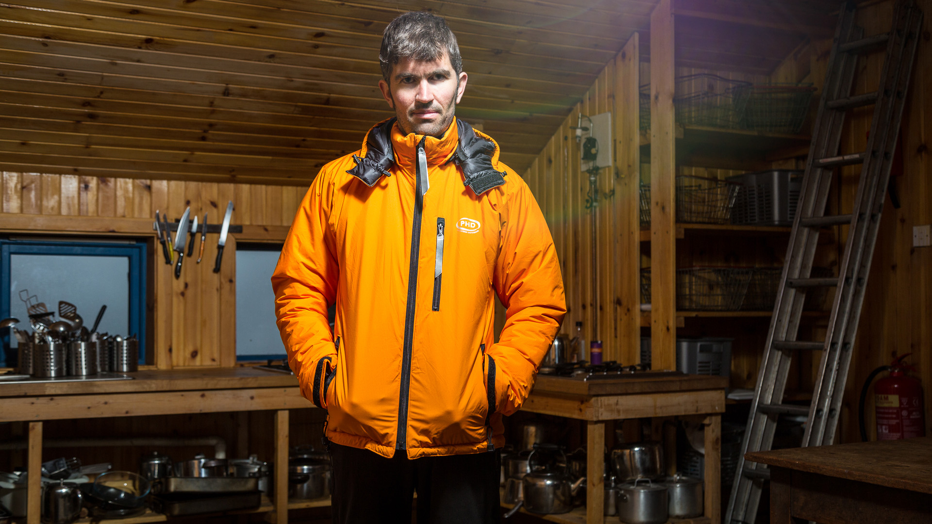 PH Designs Kappa Jacket in the CIC Hut, Ben Nevis