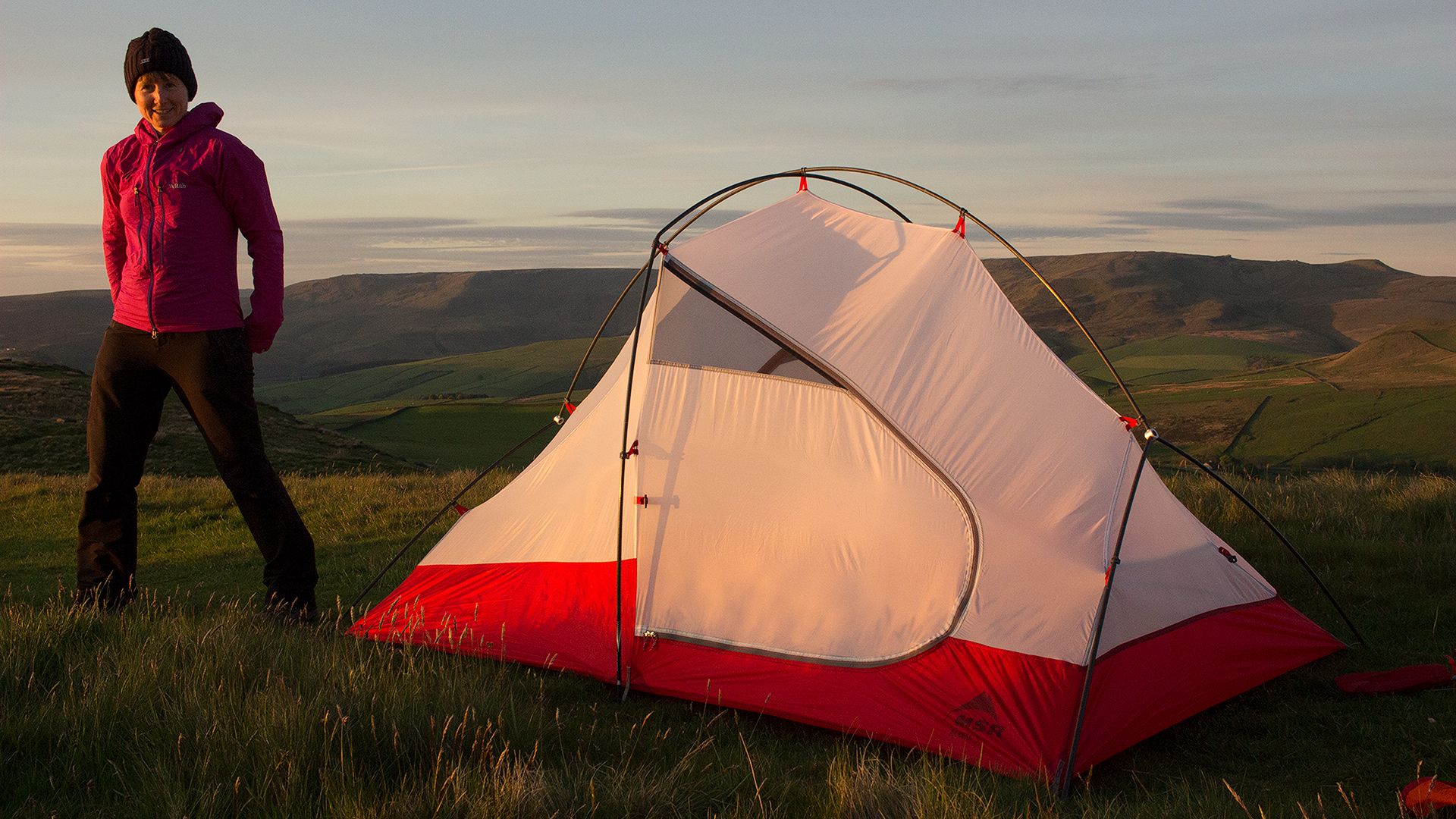 MSR Access 2 tent in the Peak District