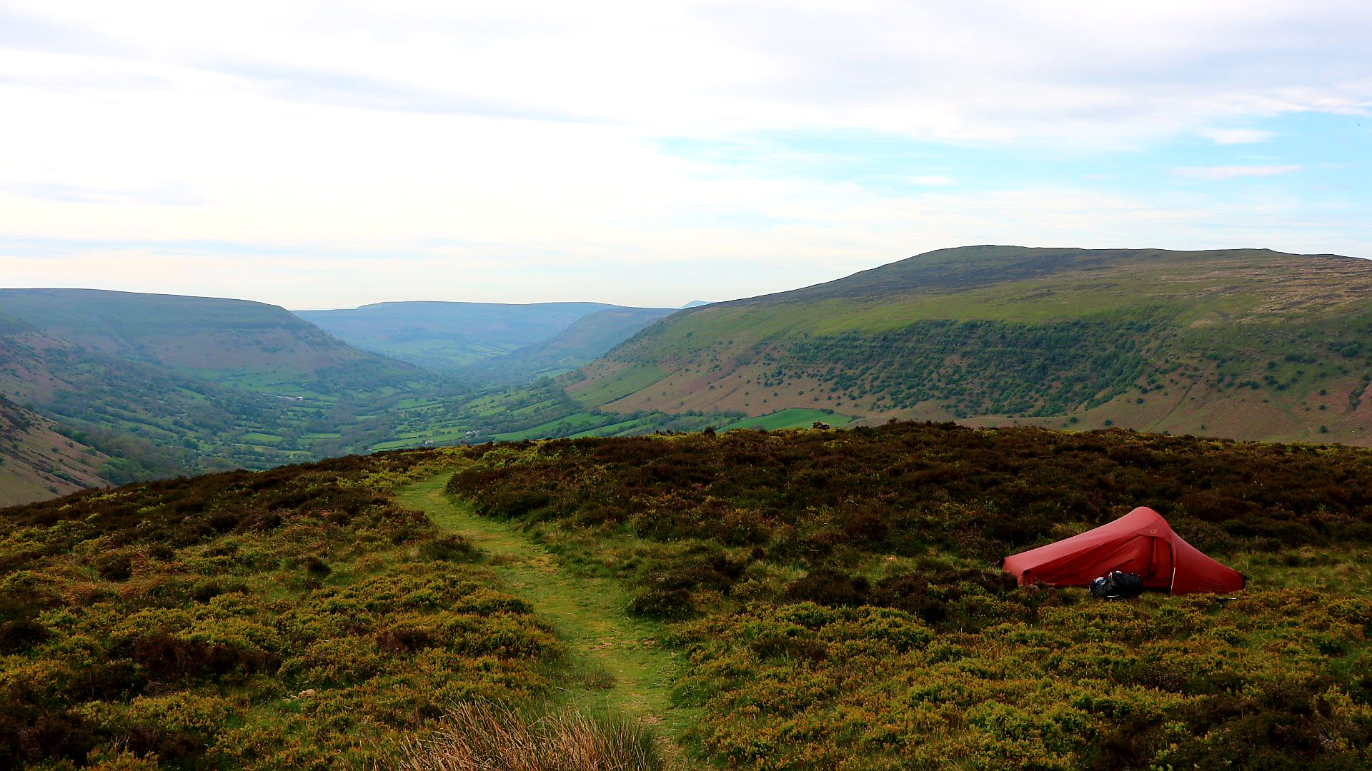 Wild camping in the Brecon Beacons